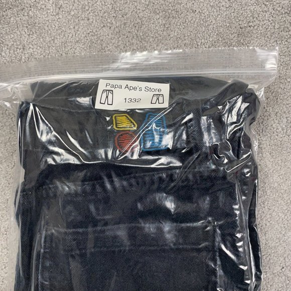 Monet Skateboards Sammi Wide Leg Jeans Womens Sz 13 Black High Rise Denim Skater - Picture 12 of 12